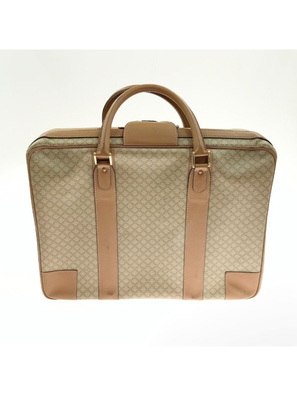 Celine Macadam Travel Bag Suitcase Light Brown